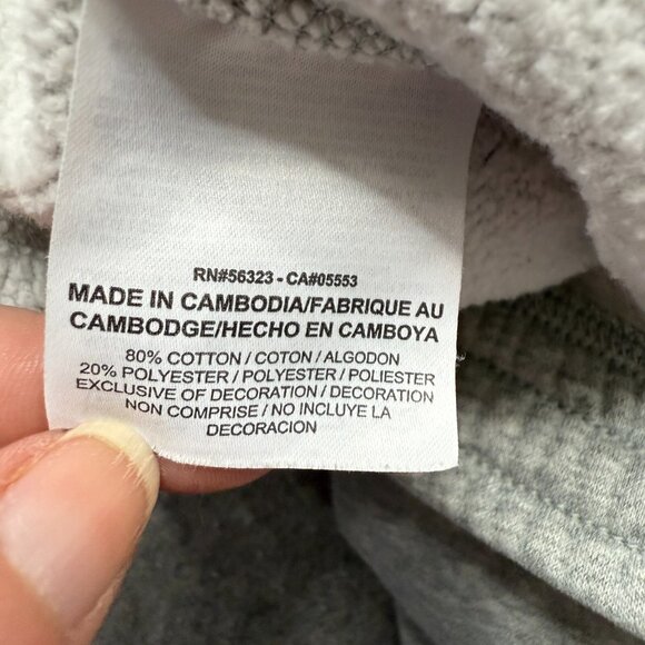 Nike Joggers Men XL Gray Club Fleece Tapered Cuffed Sweatpants 28" 826431 - Picture 6 of 16